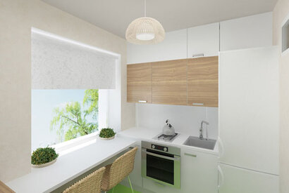 Дизайн маленькой кухни 6 квадратных метров с фото — INMYROOM