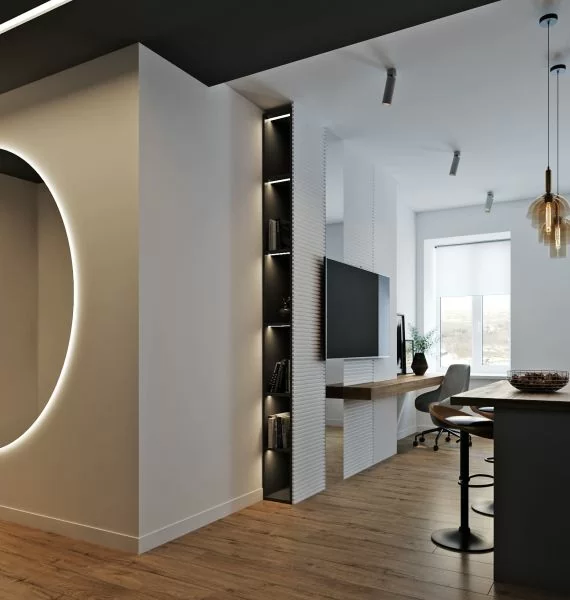 Фото ремонта мини студии