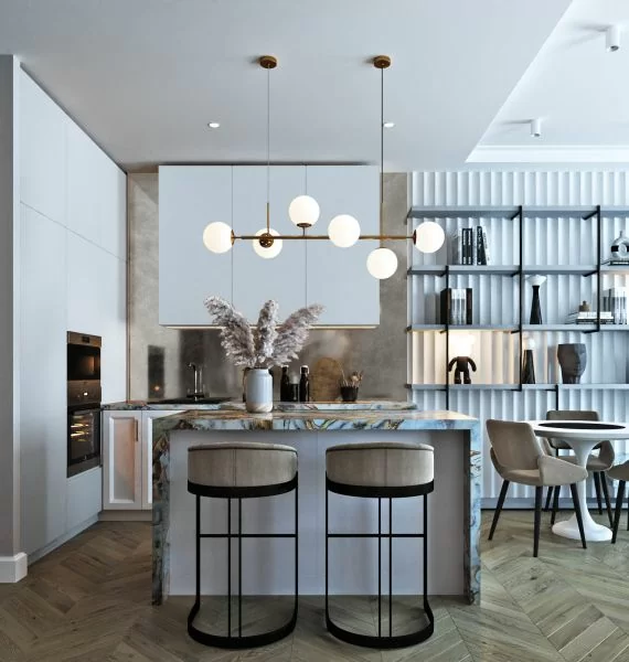 Фото капитального ремонта двухкомнатной квартиры