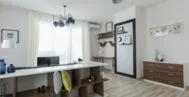 Гостиная в скандинавском стиле 20м