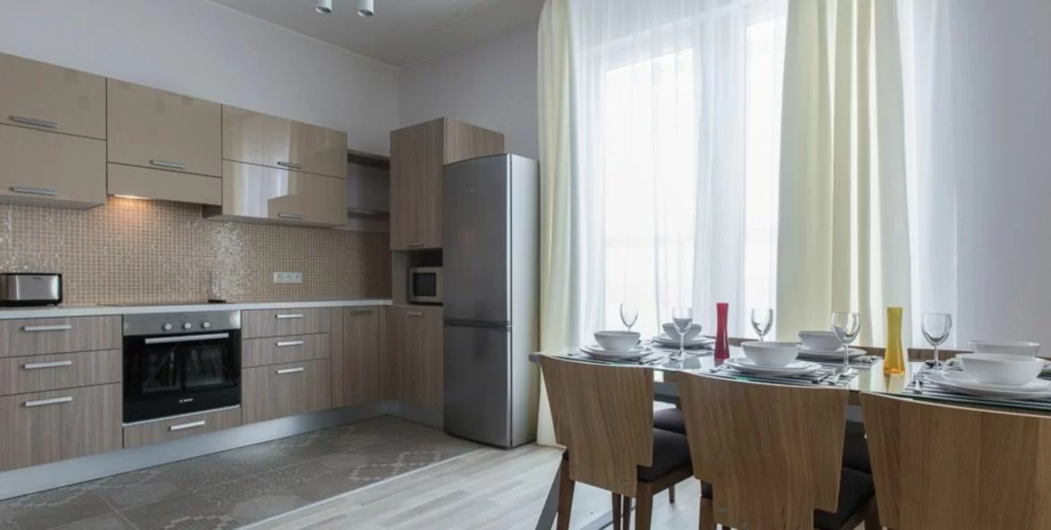 Фото кухни в скандинавском стиле 20м
