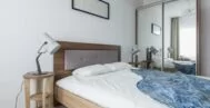 Фото спальной комнаты в скандинавском стиле 20 м