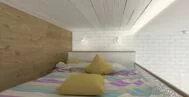 Фото спальной комнаты в скандинавском стиле 5 м