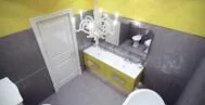Фото ванной комнаты в скандинавском стиле 10 м