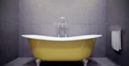 Фото ванной комнаты в скандинавском стиле 10 м