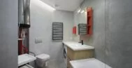 Фото ванной комнаты в стиле лофт 5 м