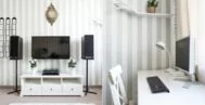 Гостиная в современном стиле 20 м