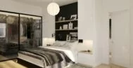 Фото спальни в современном стиле 10м