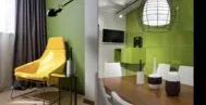 Гостиная в современном стиле 18 м