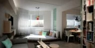 Фото гостинной в современном стиле 10м
