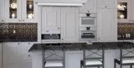 Фото кухни в классическом стиле 15 м