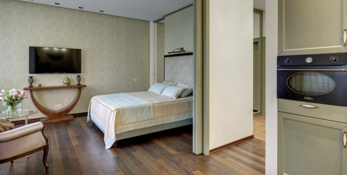 Фото кухни в классическом стиле 9 м