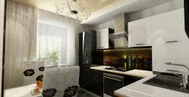 Фото кухни в современном стиле 10 м