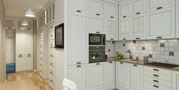 Фото кухни в классическом стиле 9 м