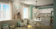 Фото гостиной в классическом стиле 18м
