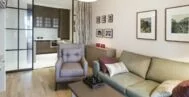 Фото гостиной в классическом стиле 17м