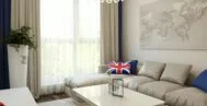 Фото гостиной в классическом стиле 8 м