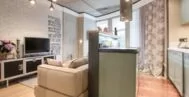Фото гостиной в современном стиле 24 м