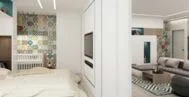 Спальная в современном стиле 9 м
