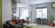 Фото гостиной в современном стиле 20 м