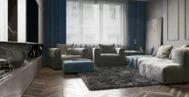 Фото гостиной в современном стиле 20 м