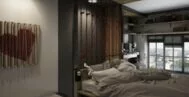 Спальная в современном стиле 18 м