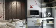 Спальная в современном стиле 18 м