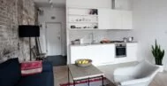 Фото гостиной в современном стиле 12 м