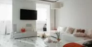 Фото гостиной в современном стиле 18 м