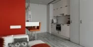 Фото гостиной в современном стиле 18 м