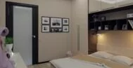 Спальная в скандинавском стиле 8 м