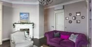 Фото гостиной в классическом стиле 20 м