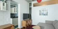 Фото гостиной в современном стиле 14 м