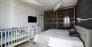 Спальная комната в современном стиле 10 м