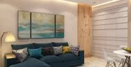 Фото гостиной в классическом стиле 20 м