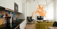 Фото гостиной в классическом стиле 18 м