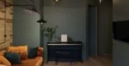 Фото гостиной в классическом стиле 18 м