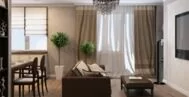 Фото гостиной в классическом стиле 22 м