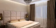 Спальная комната в современном стиле 10 м