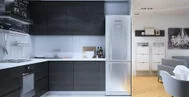 Фото гостиной в классическом стиле 18 м