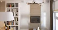 Фото гостиной в классическом стиле 18 м
