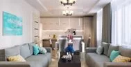Фото гостиной в классическом стиле 20 м