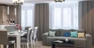 Фото гостиной в классическом стиле 20 м
