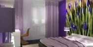 Спальная комната в современном стиле 8 м