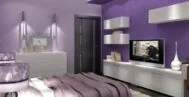 Спальная комната в современном стиле 8 м