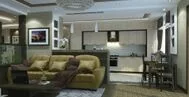 Фото гостиной в классическом стиле 16 м