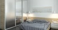 Спальная комната в современном стиле 12 м