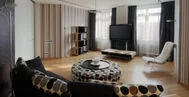 Фото гостиной в скандинавском стиле 22 м