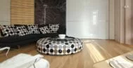 Фото гостиной в скандинавском стиле 22 м