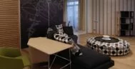 Фото гостиной в скандинавском стиле 22 м